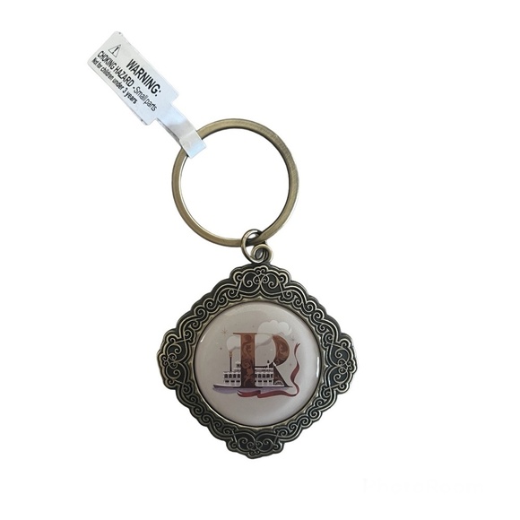 NWT Disney Metal Keychain - ABC Disney Letters - R is for Riverboats - Picture 1 of 2